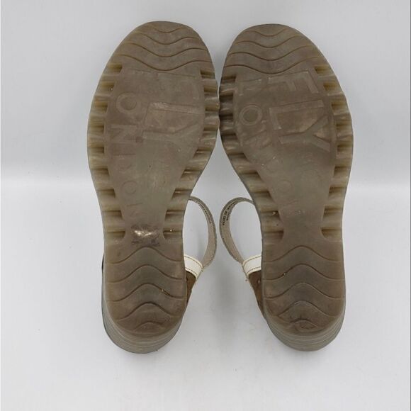 Fly London Wedge Closed Toe Sandal - Picture 8 of 13